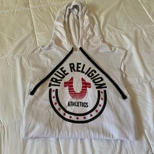Men’s True Religion Hoodie Sweater Tank Shirt